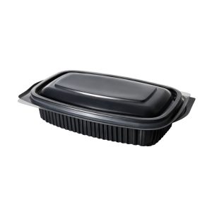BLACK 750CC OVAL MICROW 50*10+LID