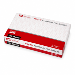 POP-UP ALUMINUM FOIL SHEETS 9×10.75×100 PCS (25 PCS/KOLIA)