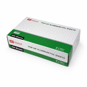 POP-UP ALUMINUM FOIL SHEETS 9×10.75×200 PCS (20 PSC/KOLIA)