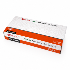 POP-UP ALUMINUM FOIL SHEETS 12×10.75×200 PCS (17 PCS/KOLIA)